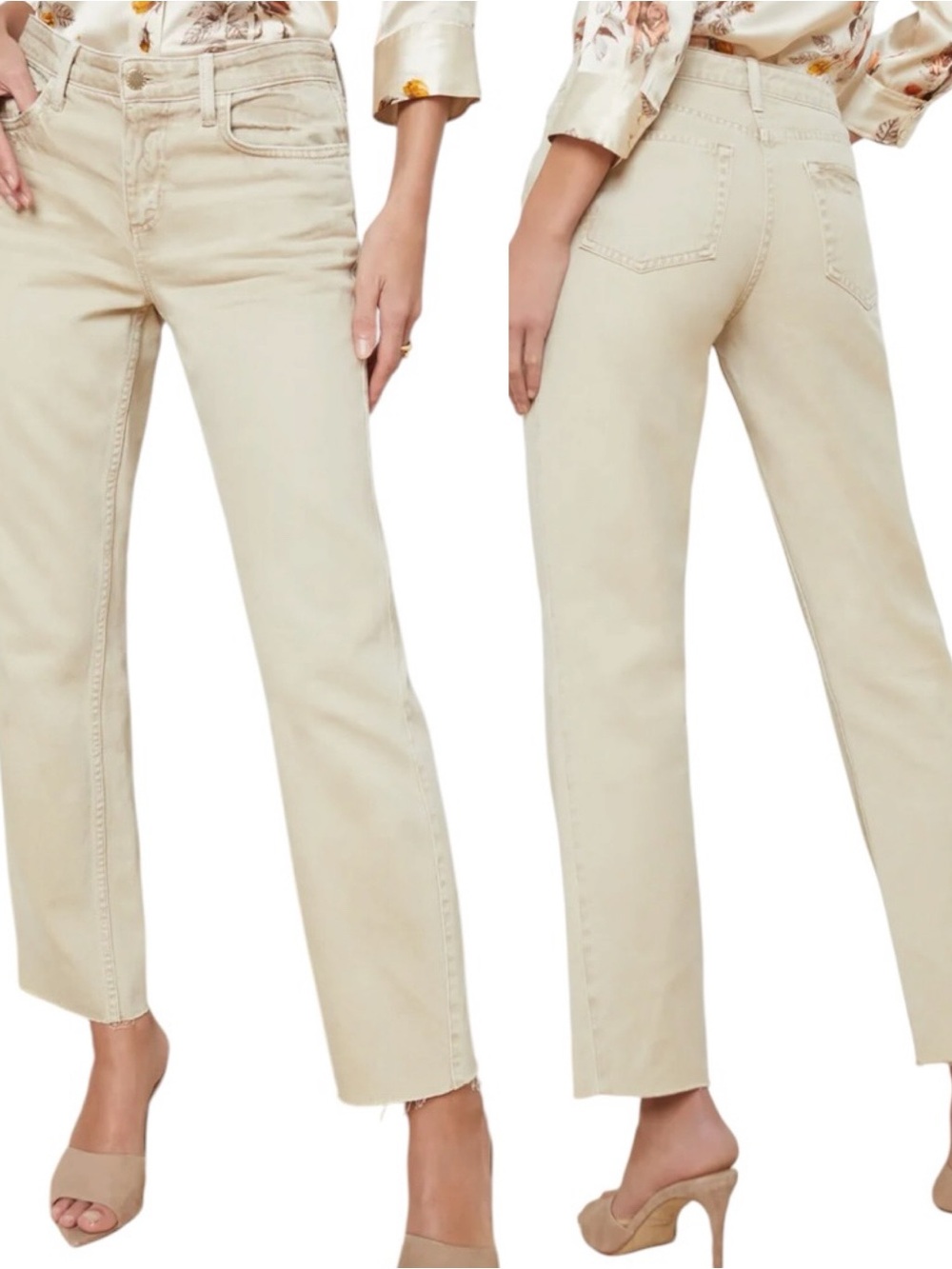 L’AGENCE Milano Stovepipe straight leg jeans! Retail $325